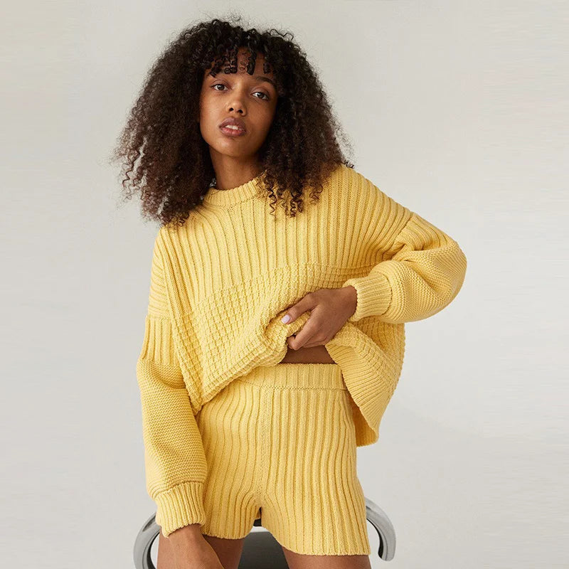 Knitted Pullover Set