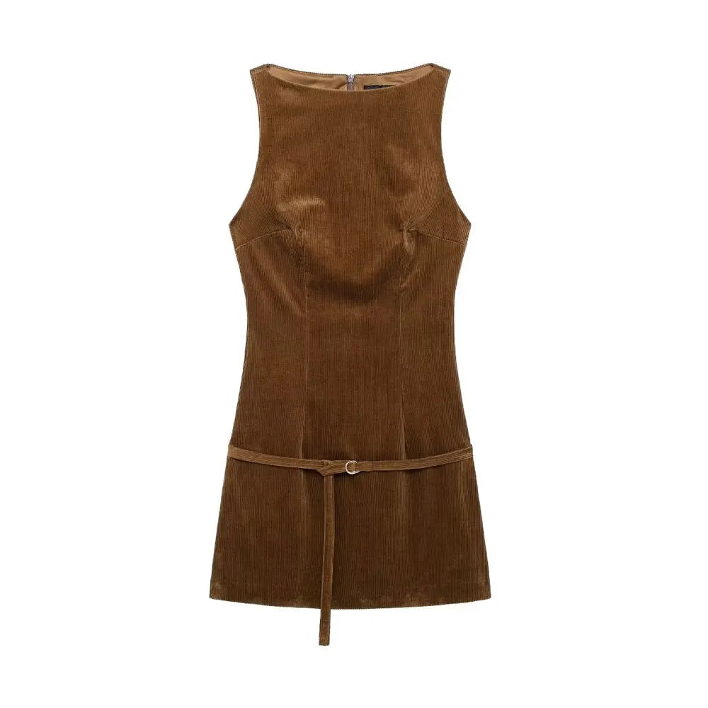 Mini Dress w/ Belt