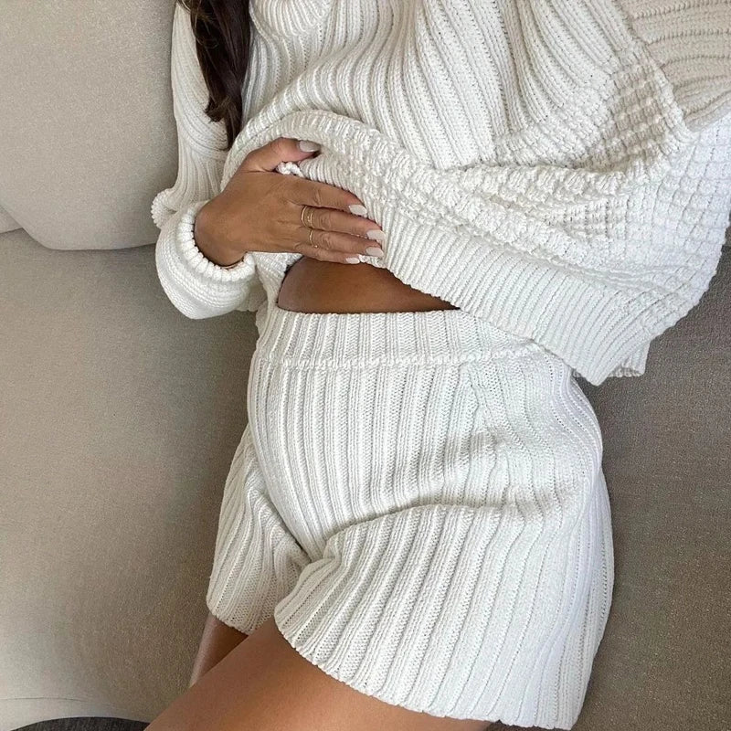 Knitted Pullover Set