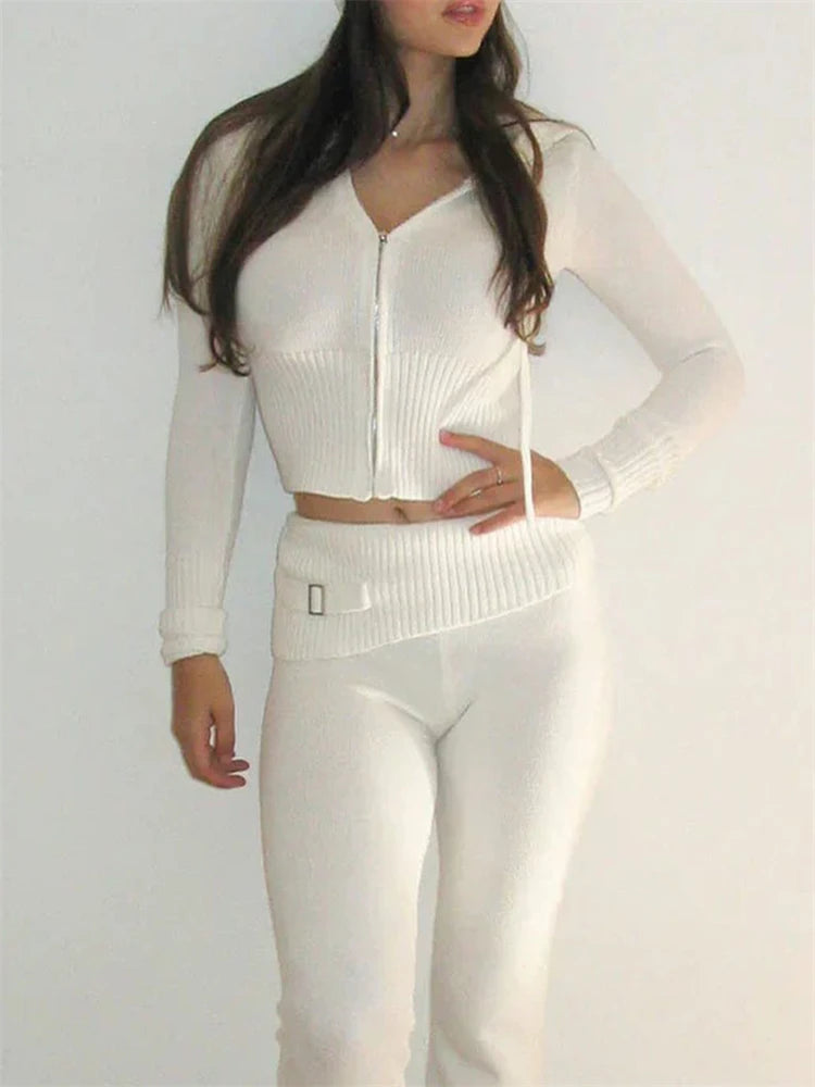 Knitted 2 Piece Set | 2000s Tracksuit