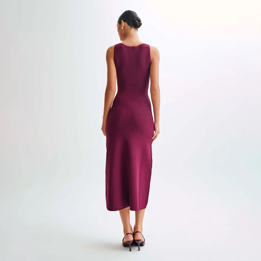 Slim Knit Dress | Sleeveless